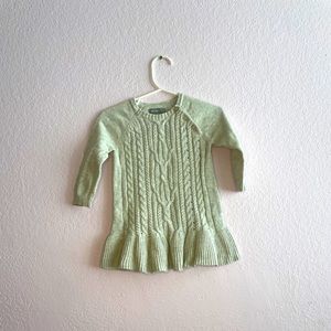 Infant knit sweater dress